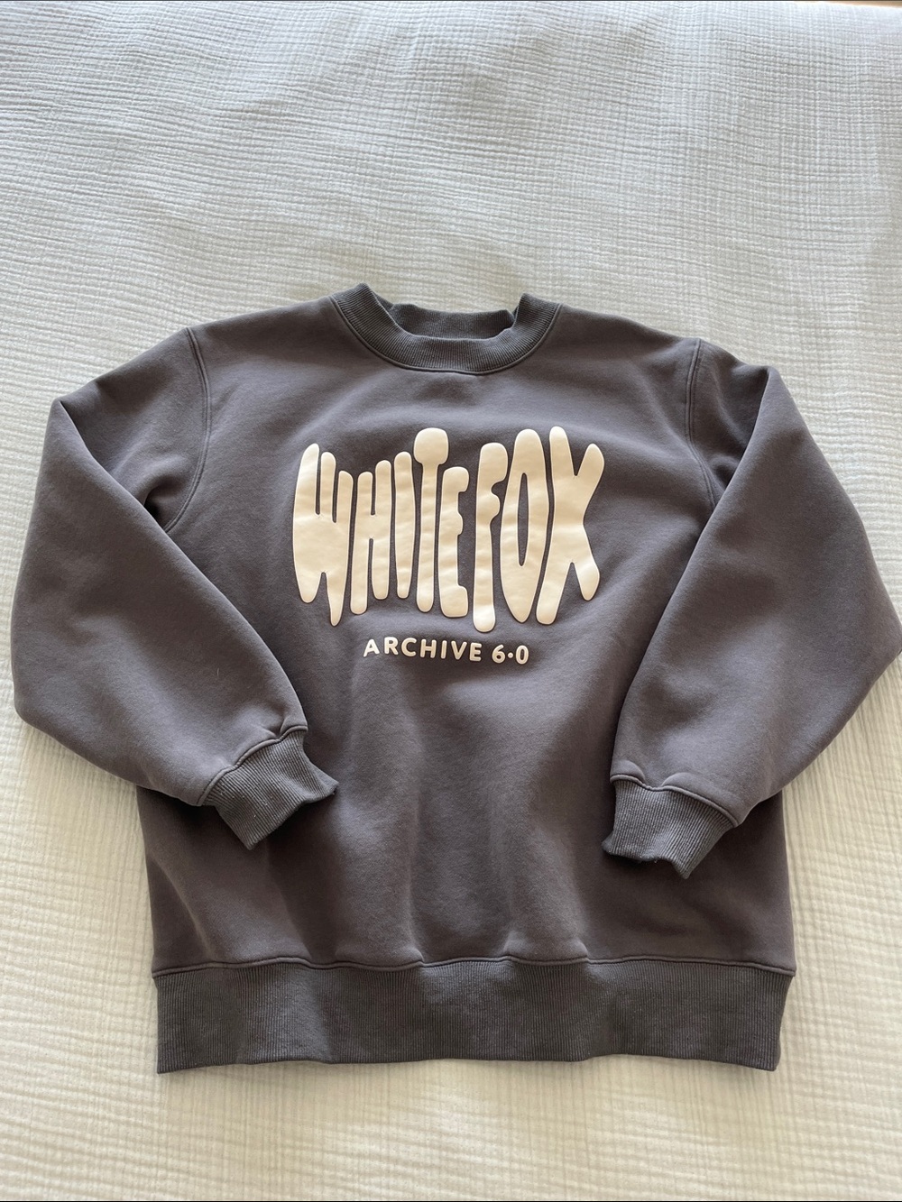 White Fox Crewneck Sweater
